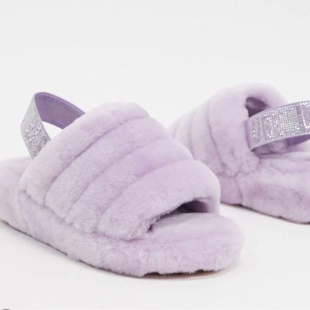 UGG Fluff Yeah Lavender Slippers